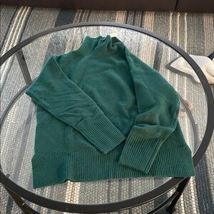 J. Crew factory green Women's Turtleneck Sweater NWT